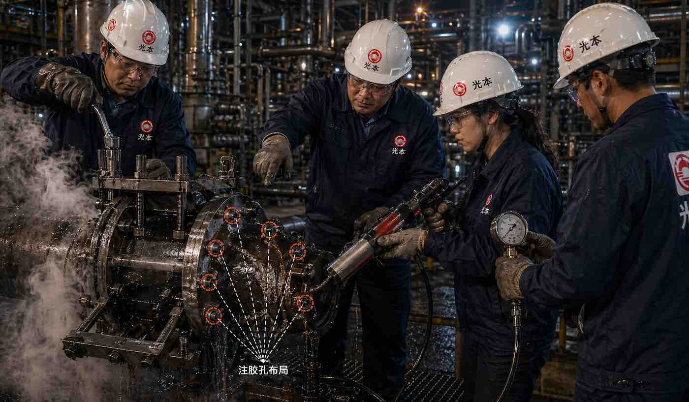 注胶孔怎么布置，为什么会直接影响堵漏成功率和安全性施工配图